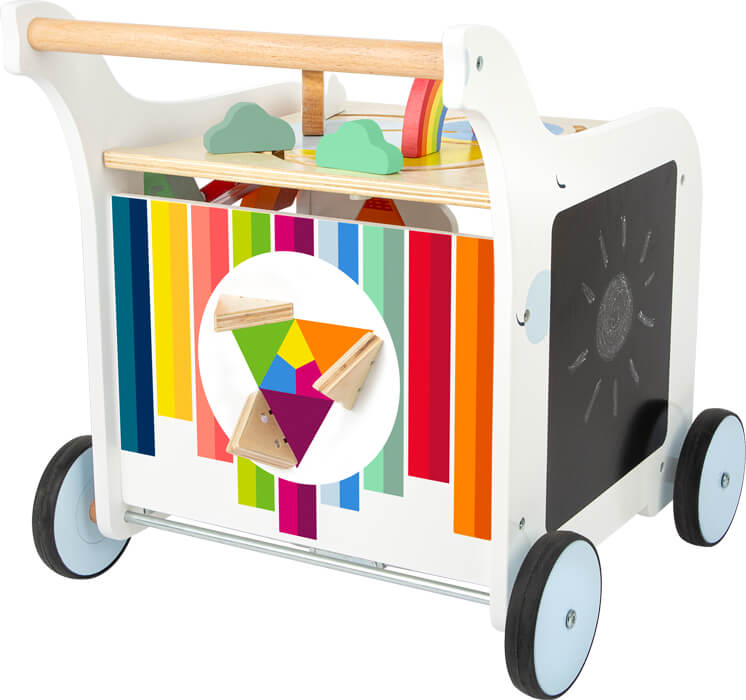 lauflernwagen elefant holz