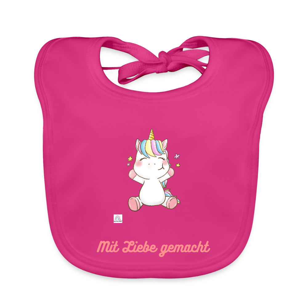Baby Bio-Lätzchen "Einhorn".