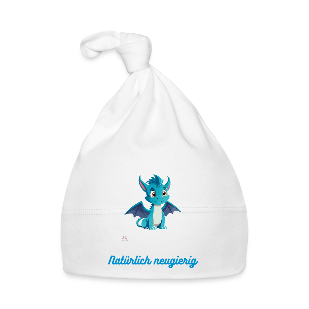 Baby Mütze "Drache" - Weiß