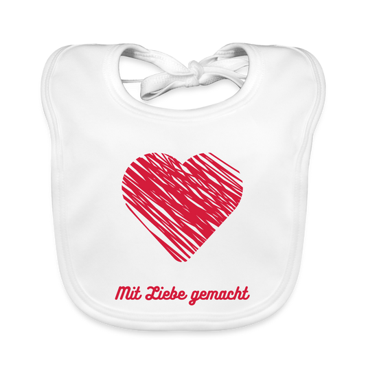 Baby Bio-Lätzchen "Herz".