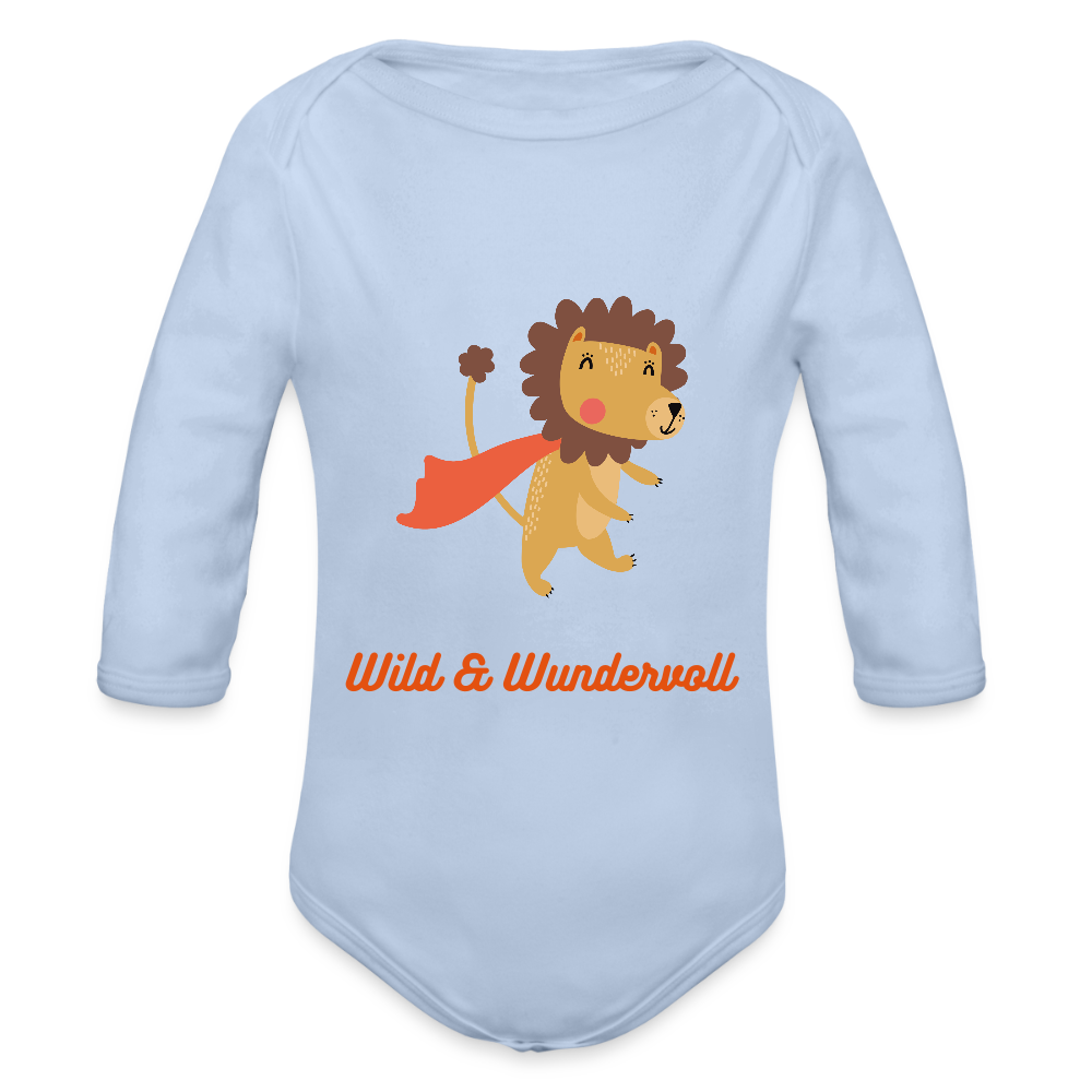 Langarm-Body „Wild & Wundervoll“.