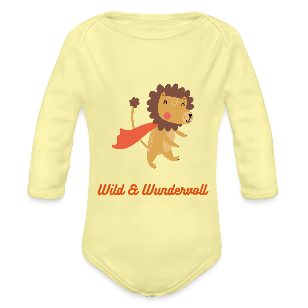 Langarm-Body „Wild & Wundervoll“.