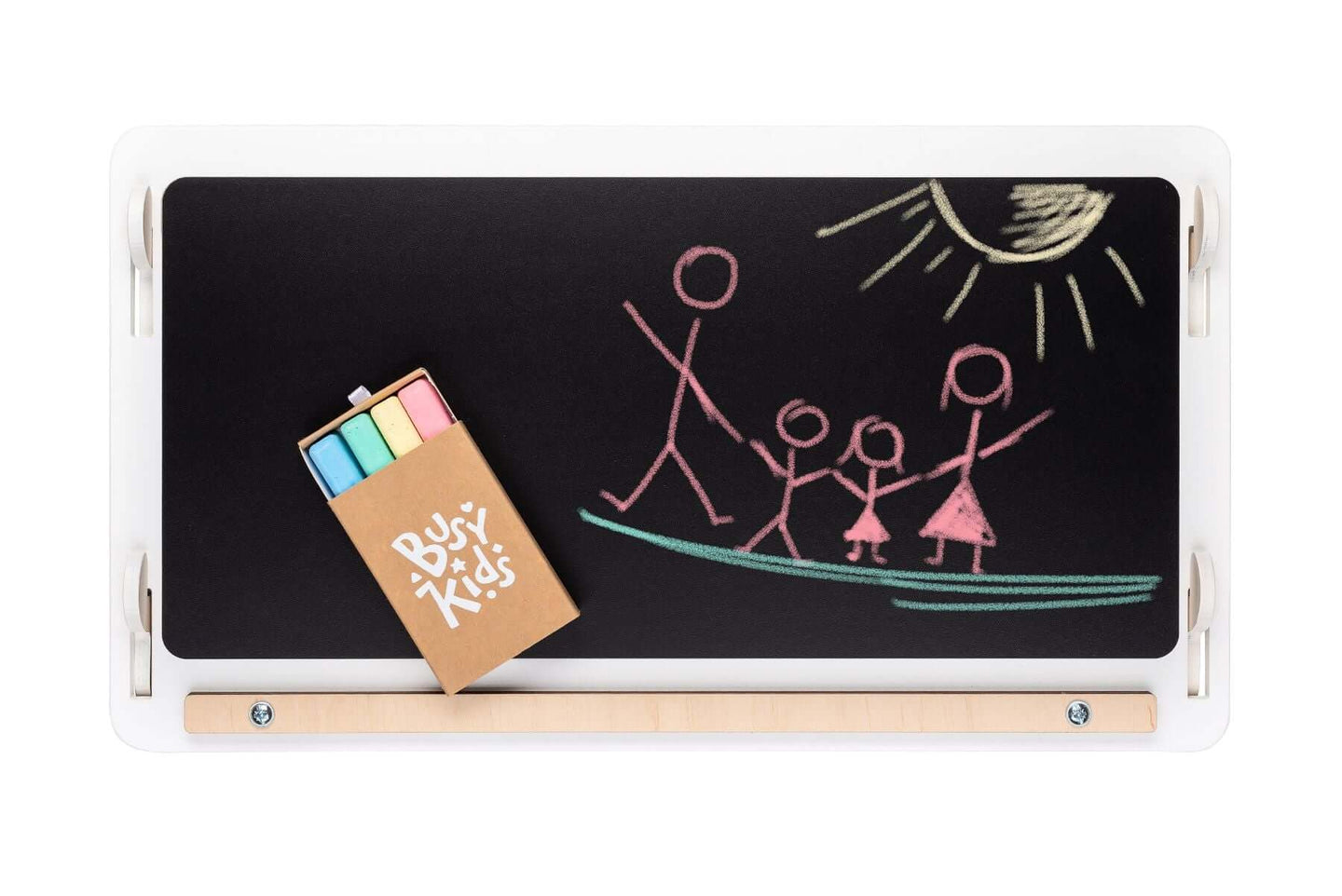 BusyBoard sensorisches Spielhaus Weiß – Montessori Holzspielzeug mit über 30 Aktivitäten.