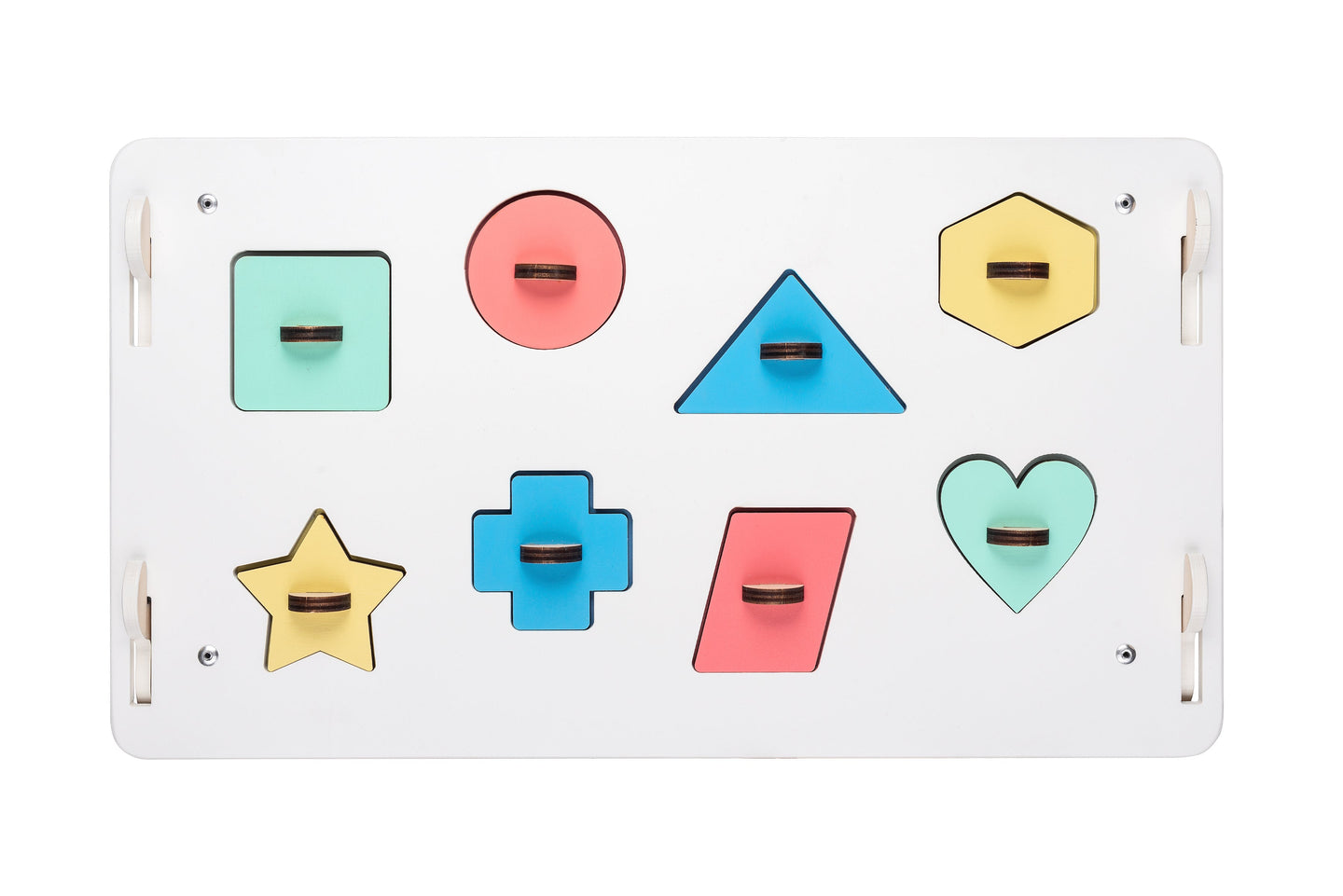 BusyBoard sensorisches Spielhaus Mini – Montessori Holzspielzeug mit über 20 Aktivitäten.