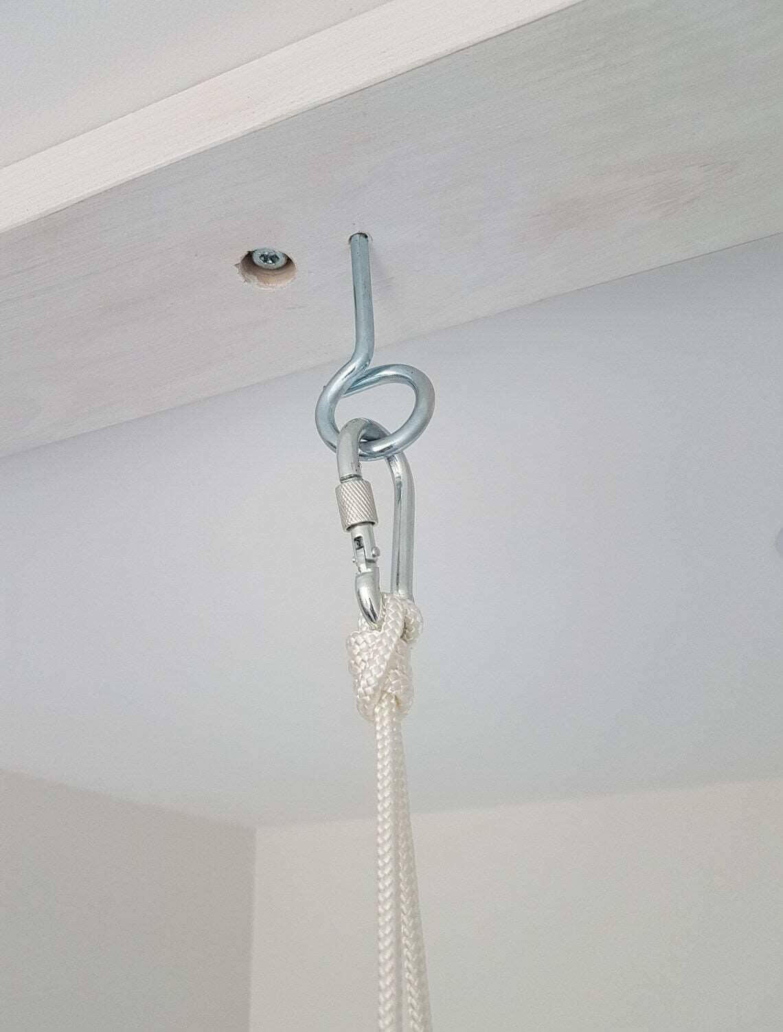 Babyschaukel Baumwolle, weiß creme, Hohe Rückenlehne - BesonderesHoch2