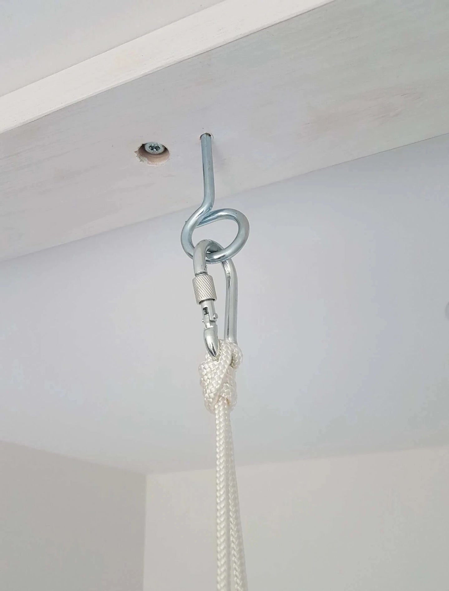 Babyschaukel Stoff, Wetterfest, Beige, niedrige Rückenlehne.