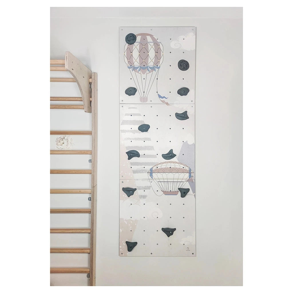 Kletterwand Kinderzimmer, Indoor, Kinder, -Heißluftballon.