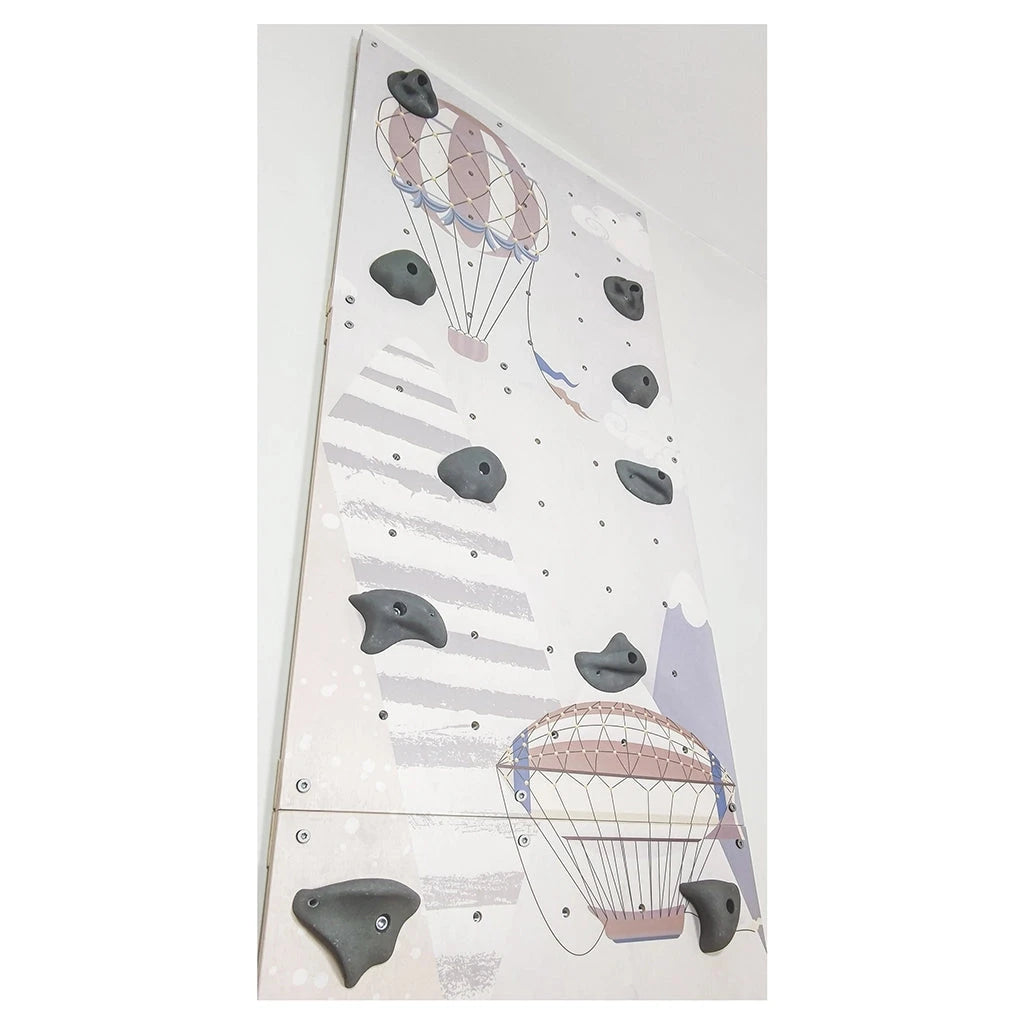Kletterwand Kinderzimmer, Indoor, Kinder, -Heißluftballon.