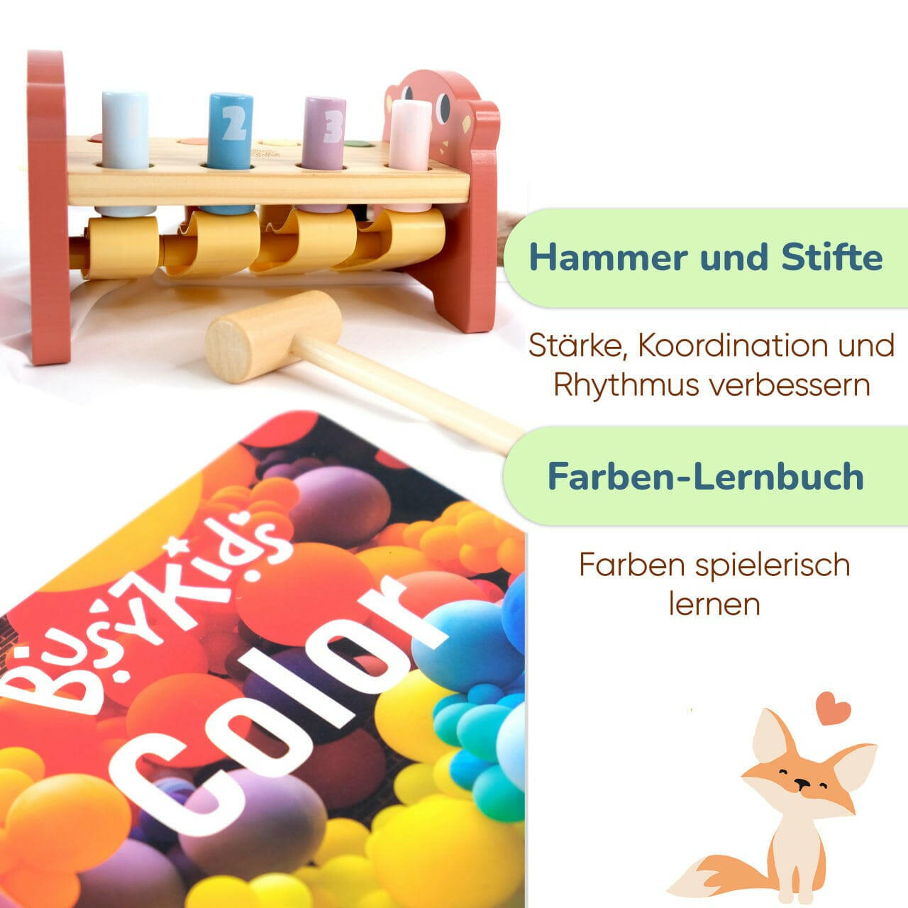 Montessori-Box für Kinder von 12 bis 18 Monaten.