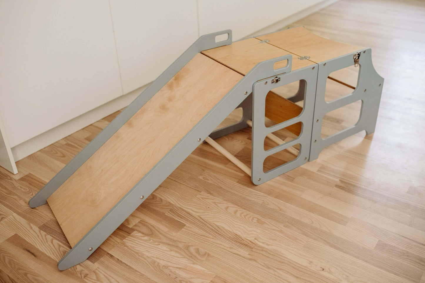 Montessori Lernturm, 3 in 1, Montessori Turm, Rutsche.