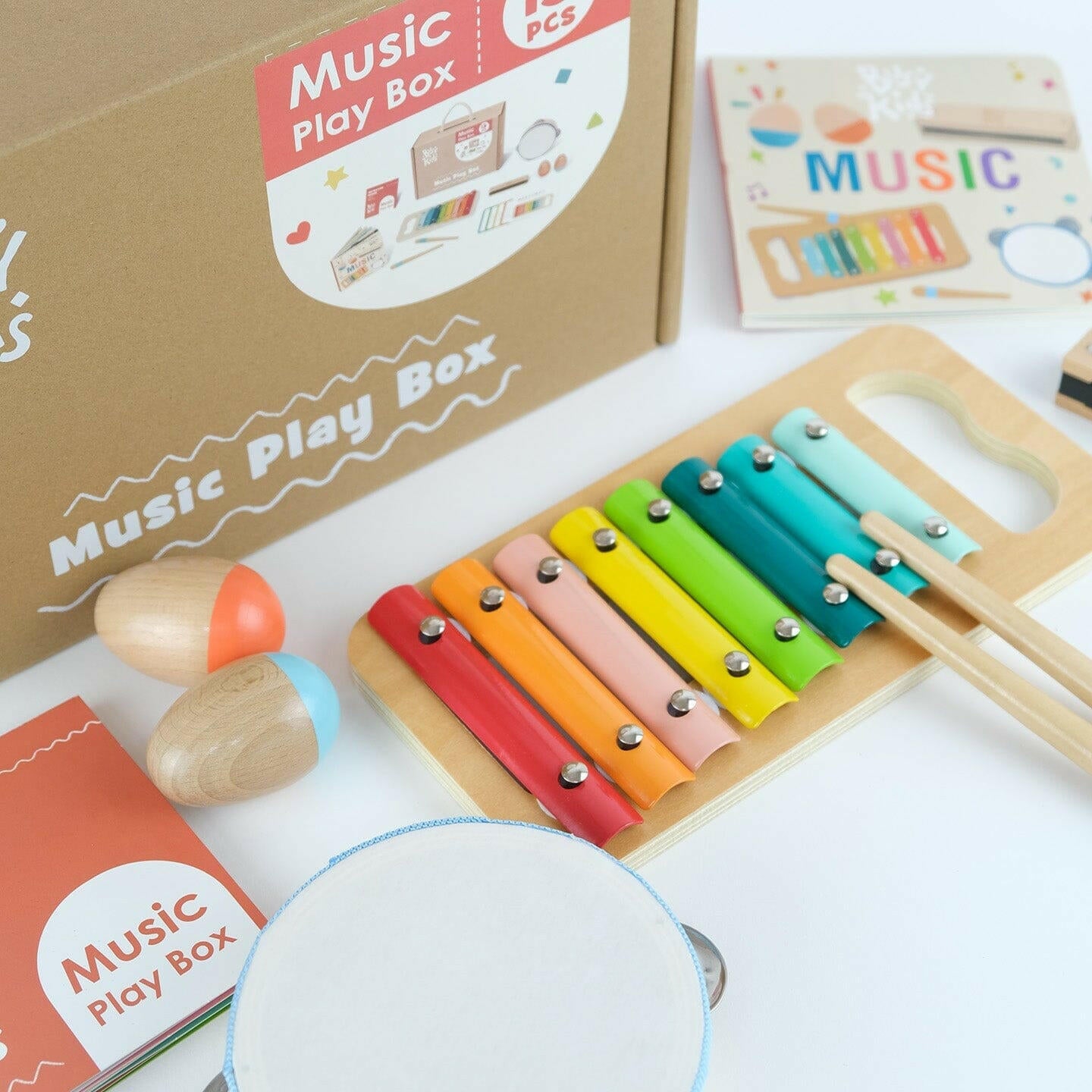 Musikalisches Montessori-Set.