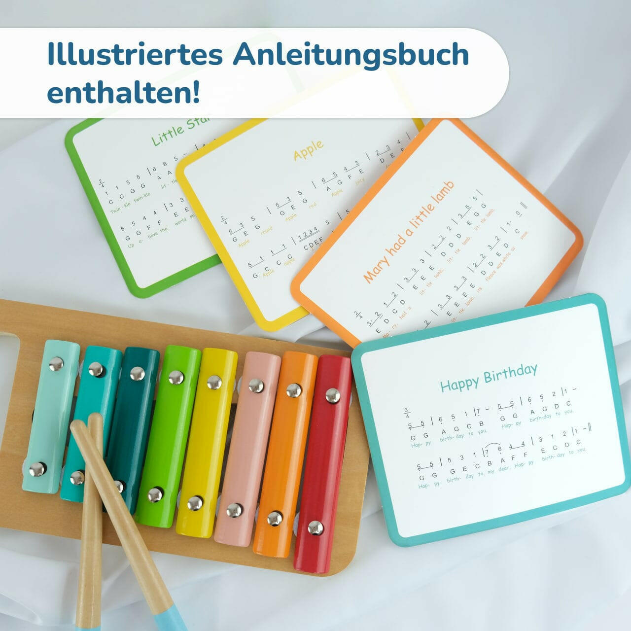 Musikalisches Montessori-Set.