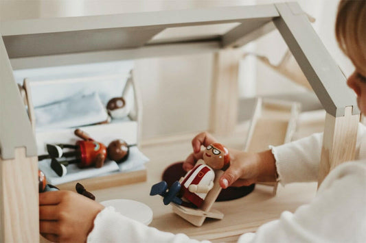 Dollhouse nature with furniture