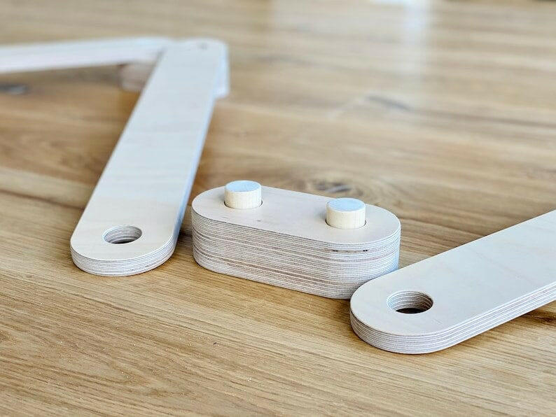 Schwebebalken, Balancierpfad, Balancierbalken, Sinnespfad, Montessori - BesonderesHoch2