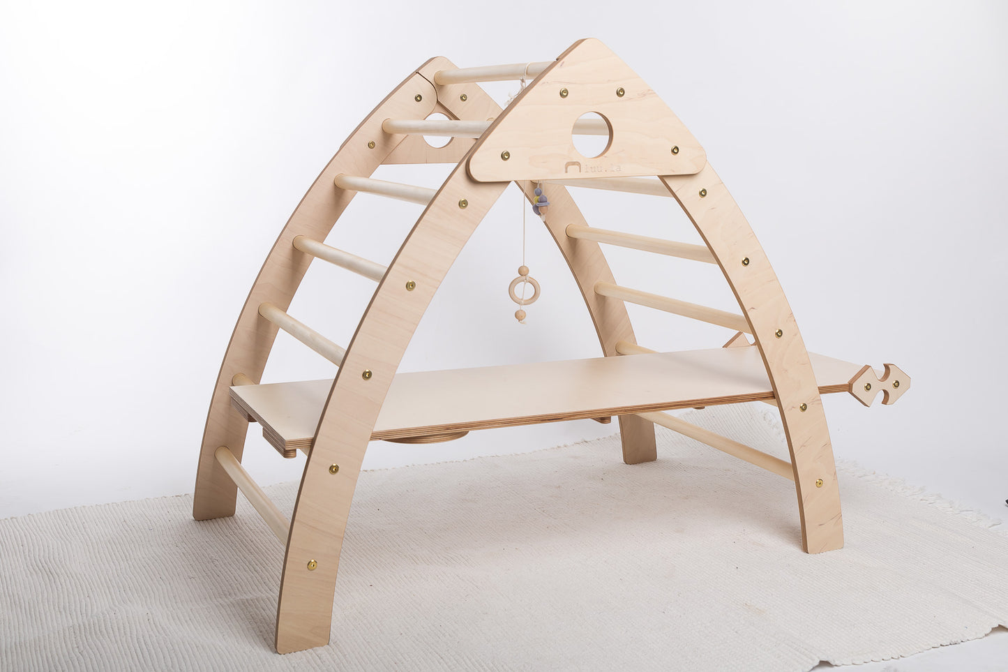 faltbares kletterdreieck, pikler art, montessori, rutschrampe, tisch - besondereshoch2