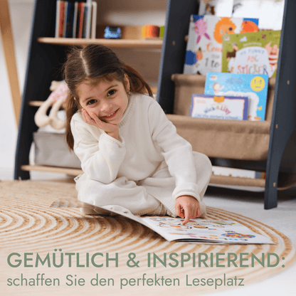 2in1 Montessori - Regal für Bücher und Spielzeug - BesonderesHoch2