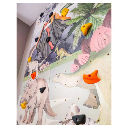 Kletterwand Kinderzimmer, Indoor, Kinder, -Dinos - besondereshoch2