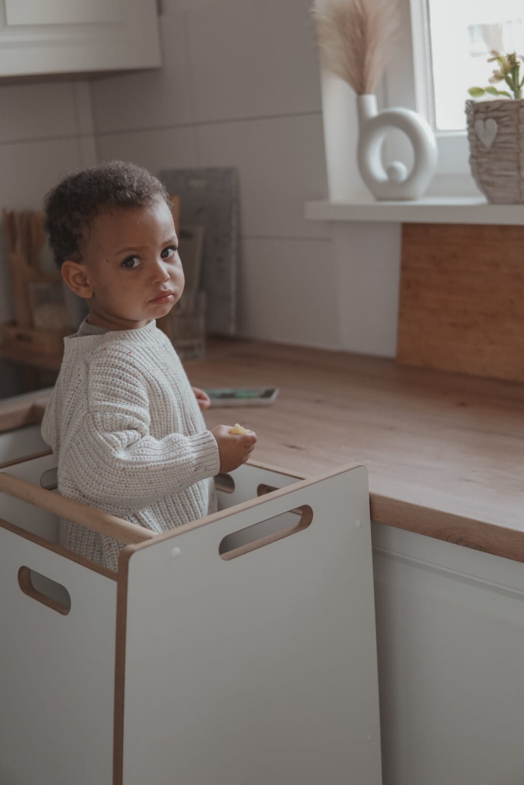 NOWAY Montessori Lernturm – Kitchen Helper Kinderplattform