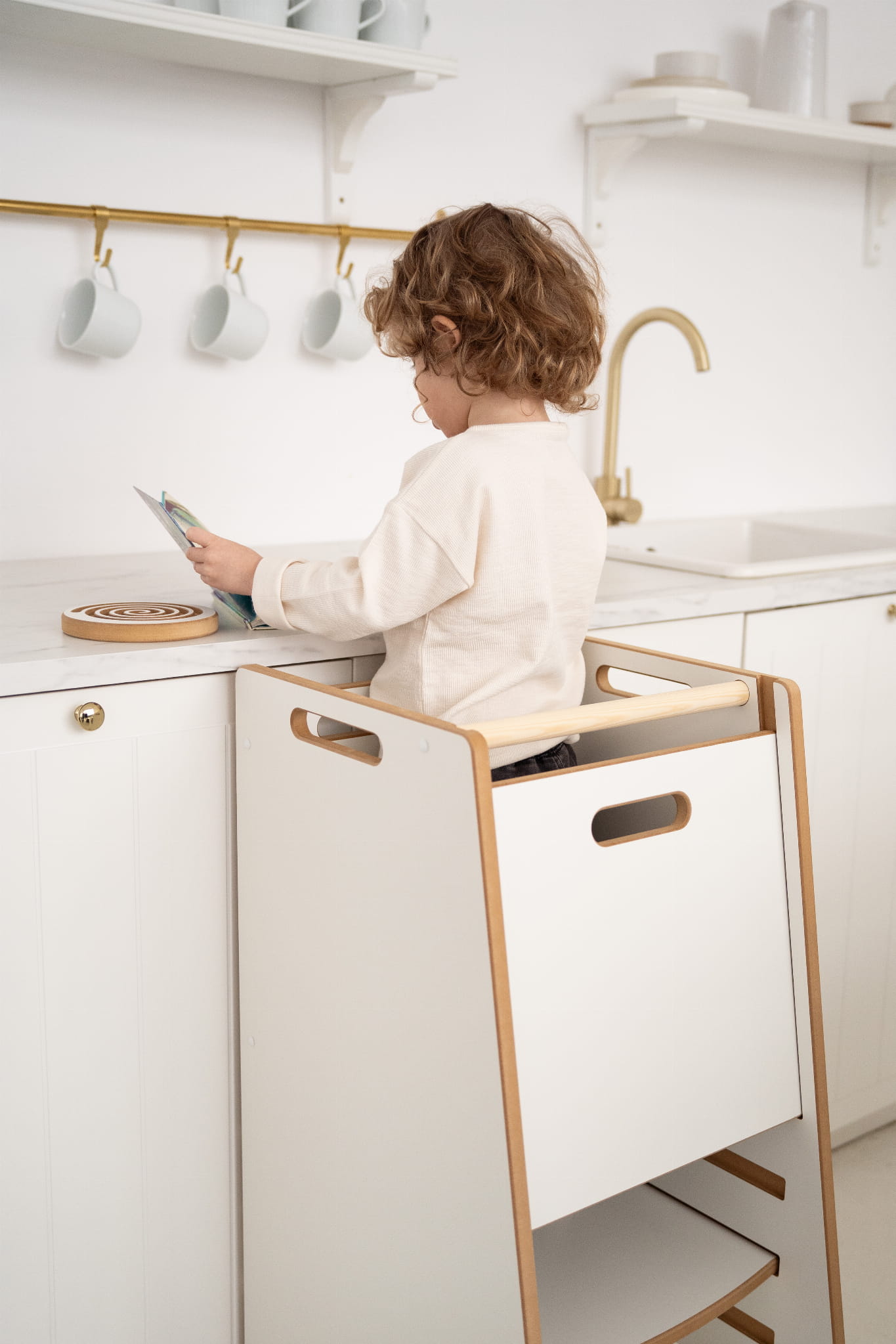 NOWAY Montessori Lernturm – Kitchen Helper Kinderplattform