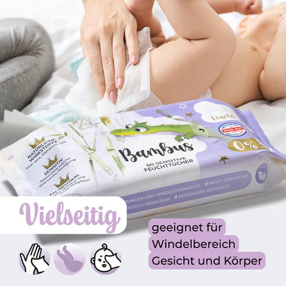 Millis sensitive Baby Feuchttücher aus Bambus