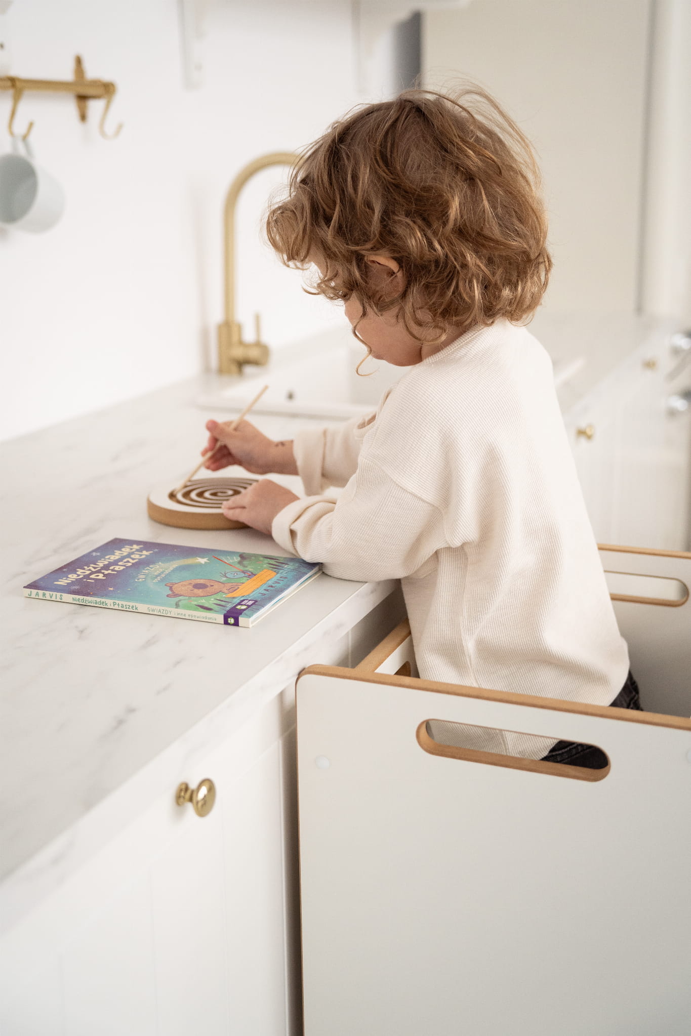 NOWAY Montessori Lernturm – Kitchen Helper Kinderplattform