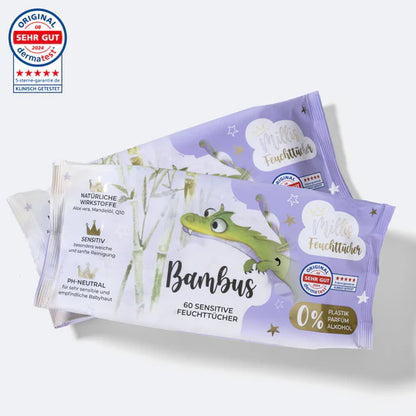 Millis sensitive Baby Feuchttücher aus Bambus