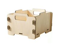 Montessori Aufbewahrungsbox aus Holz