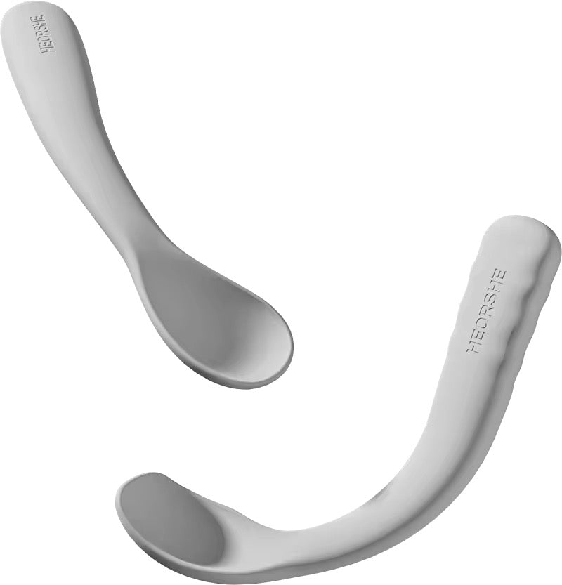 Baby Feeding Spoon Set (Grau) - BesonderesHoch2