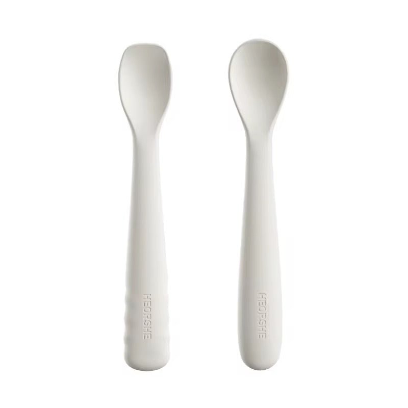 Baby Feeding Spoon Set (Weiß) - BesonderesHoch2
