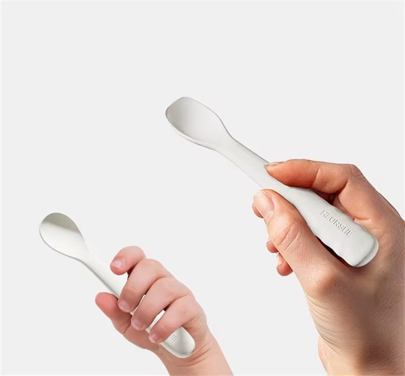 Baby Feeding Spoon Set (Weiß) - BesonderesHoch2