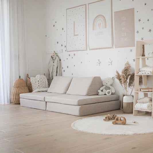 Montessori Spielsofa, Kindercouch, Spielmatratze Modular - besondereshoch2