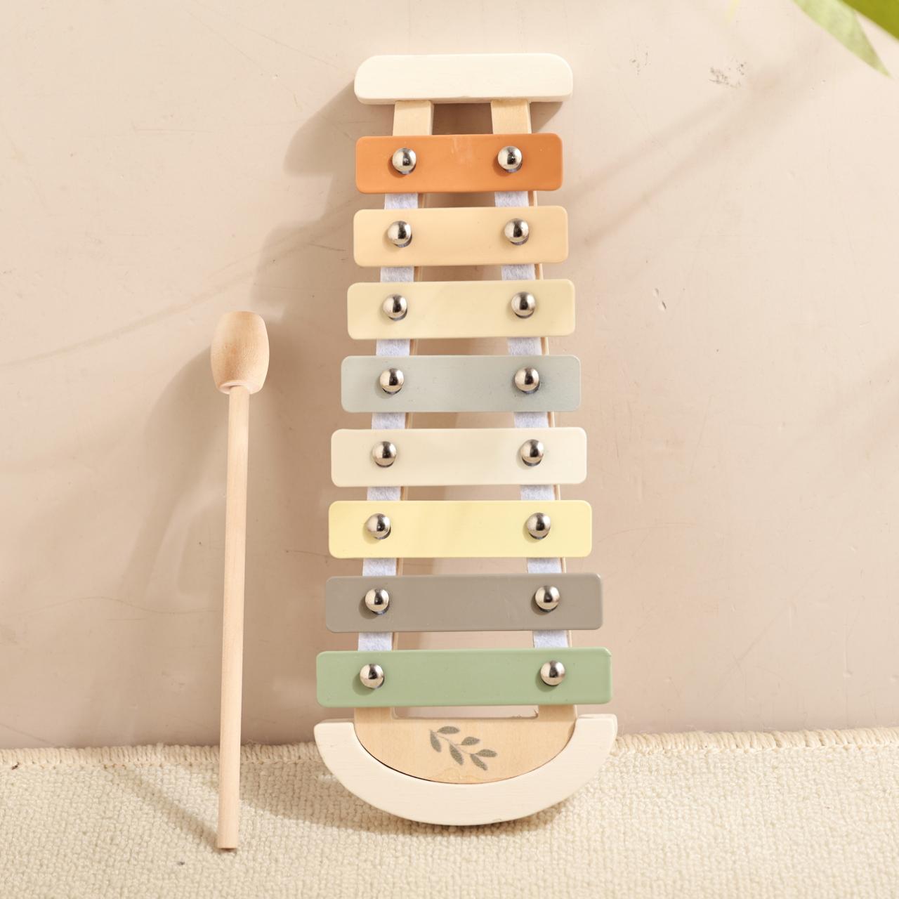 Beliebtes Montessori Holz - Musikinstrument - Set „Eichhörnchen“ – Musikspielzeug für Babys & Kinder | Verschiedene Instrumente, CE - zertifiziert - BesonderesHoch2