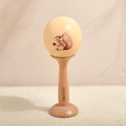 Beliebtes Montessori Holz - Musikinstrument - Set „Eichhörnchen“ – Musikspielzeug für Babys & Kinder | Verschiedene Instrumente, CE - zertifiziert - BesonderesHoch2