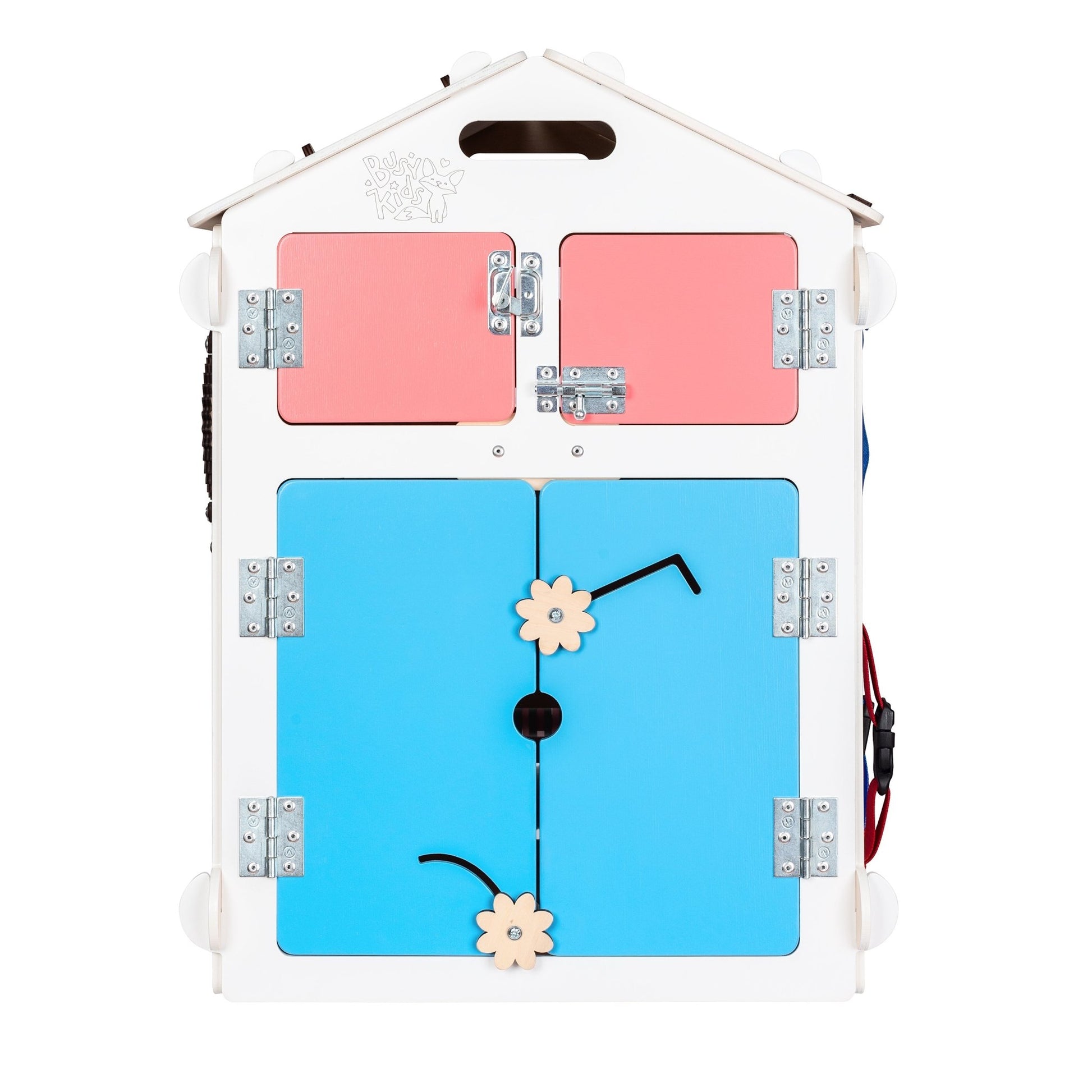 BusyBoard sensorisches Spielhaus Mini – Montessori Holzspielzeug mit über 20 Aktivitäten - BesonderesHoch2