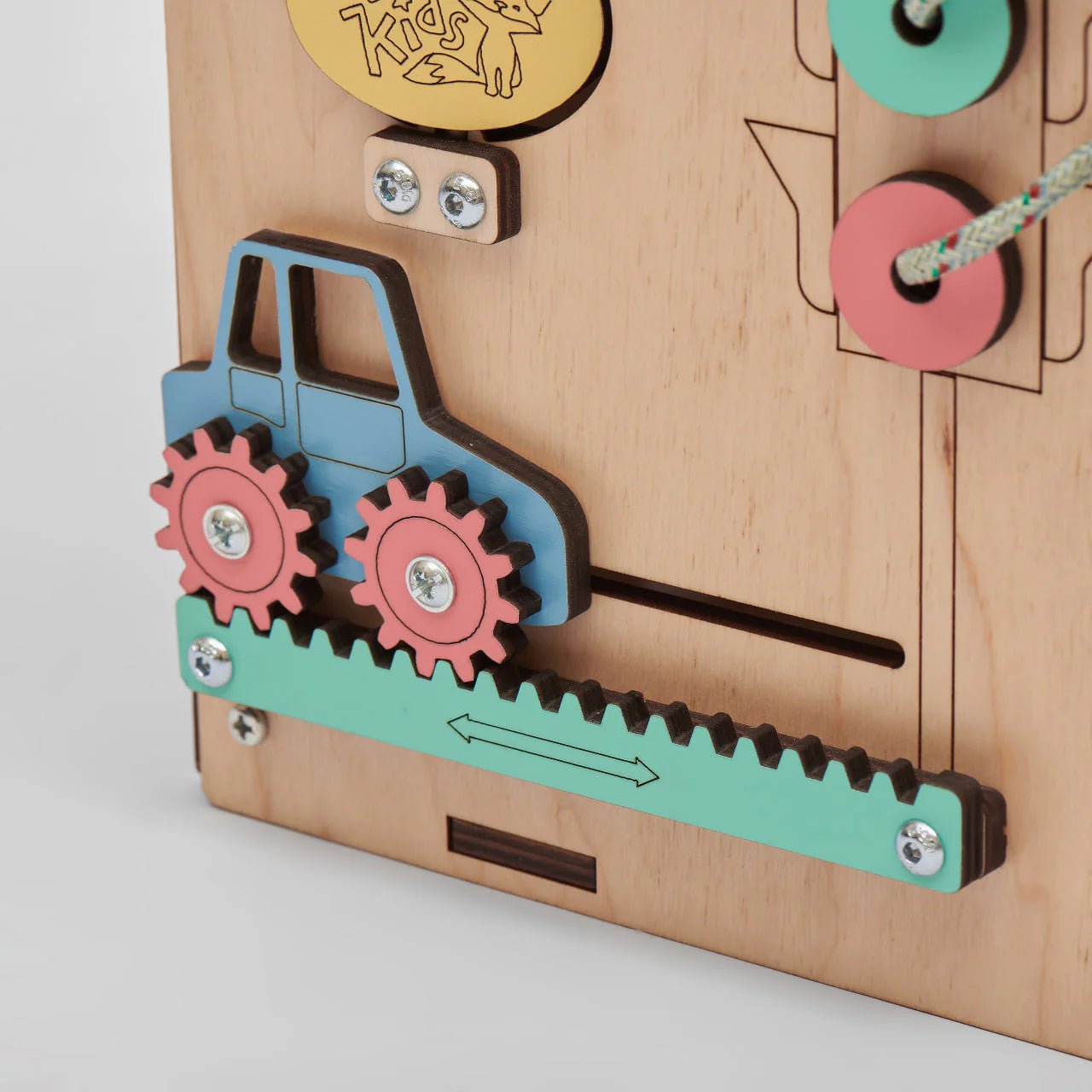 BusyBoard sensorisches Spielhaus Mini – Montessori Holzspielzeug mit über 20 Aktivitäten - BesonderesHoch2