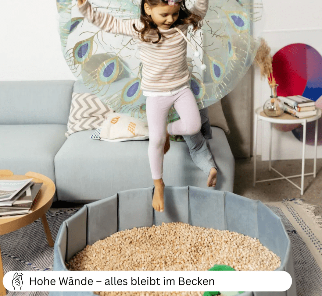 Flowfull® Spielbecken – Faltbares Samtbecken - BesonderesHoch2