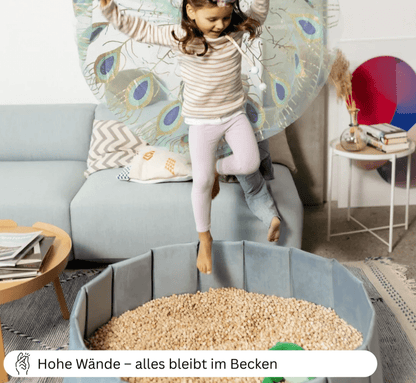 Flowfull® Spielbecken – Faltbares Samtbecken - BesonderesHoch2