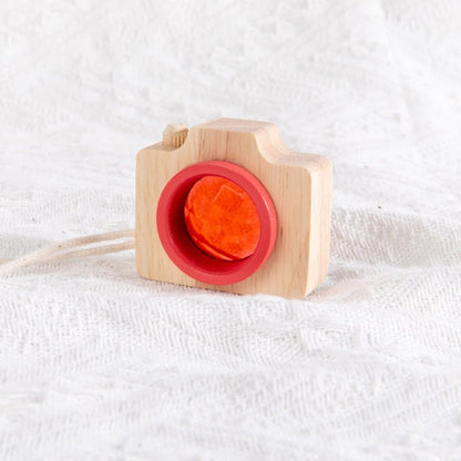 Hölzerne Mini Kamera für Kinder - Lernspielzeug & kreatives Geschenk - BesonderesHoch2