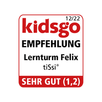 Lernturm Felix - Learning tower - blau | tiSsi® by Schmatzepuffer® "gratis personalisierbar"