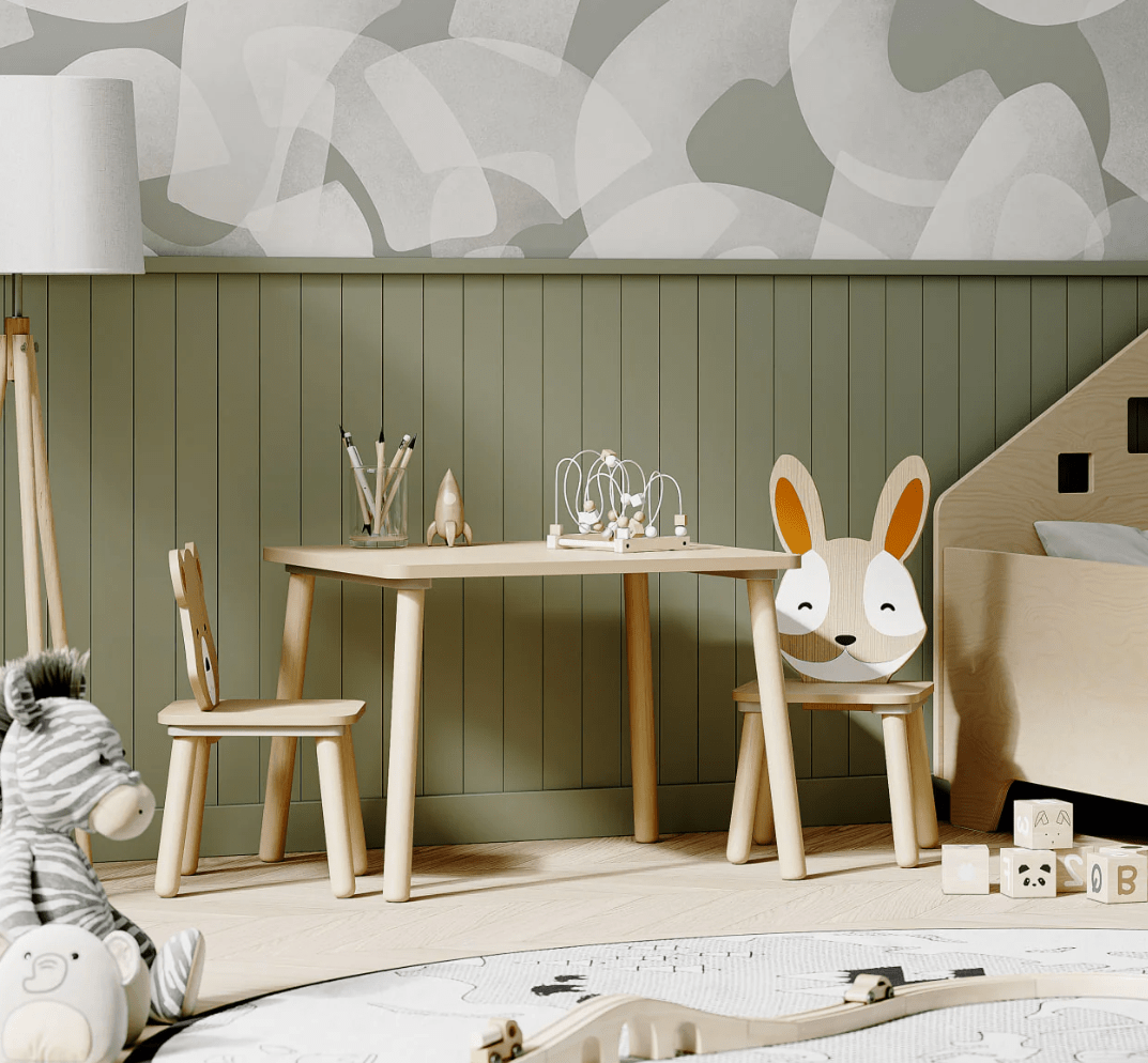 Kindertisch mit 2 Stühlen - BesonderesHoch2