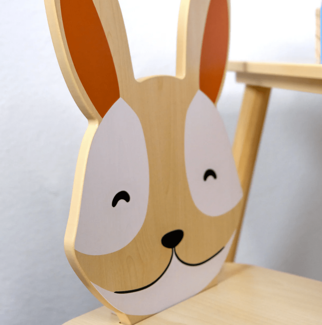 Kindertisch mit 2 Stühlen - BesonderesHoch2