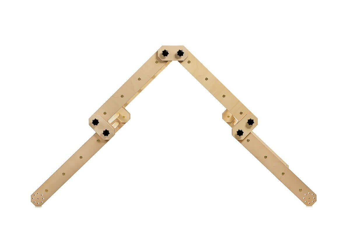 Kletterdreieck Set 3 in 1 mit Rutsche - Pikler Dreieck mit Rampe - BesonderesHoch2