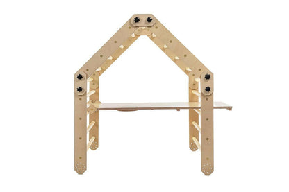 Kletterdreieck Set 3 in 1 mit Rutsche - Pikler Dreieck mit Rampe - BesonderesHoch2