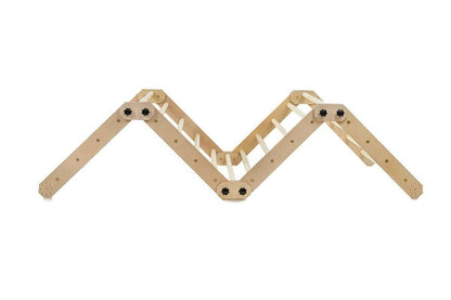 Kletterdreieck Set 3 in 1 mit Rutsche - Pikler Dreieck mit Rampe - BesonderesHoch2