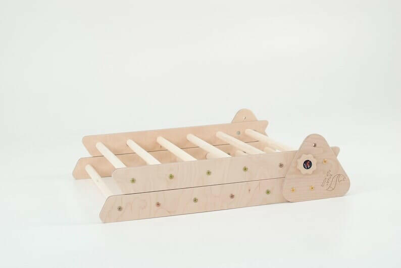 Kletterdreieck Set Classic, Kletterbogen, Rutsche, Pikler Dreieck - BesonderesHoch2