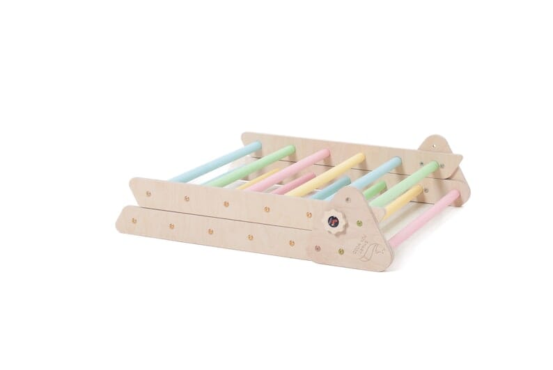 Kletterdreieck Set Classic, Kletterbogen, Rutsche, Pikler Dreieck SmartFoxWood 