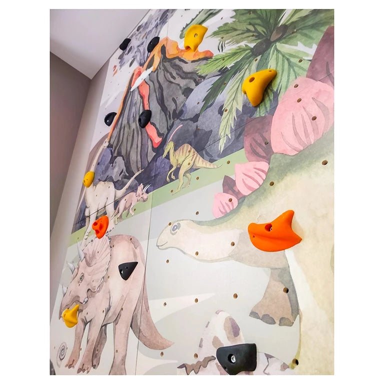 Kletterwand Kinderzimmer, Indoor, Kinder, - Dinos - BesonderesHoch2