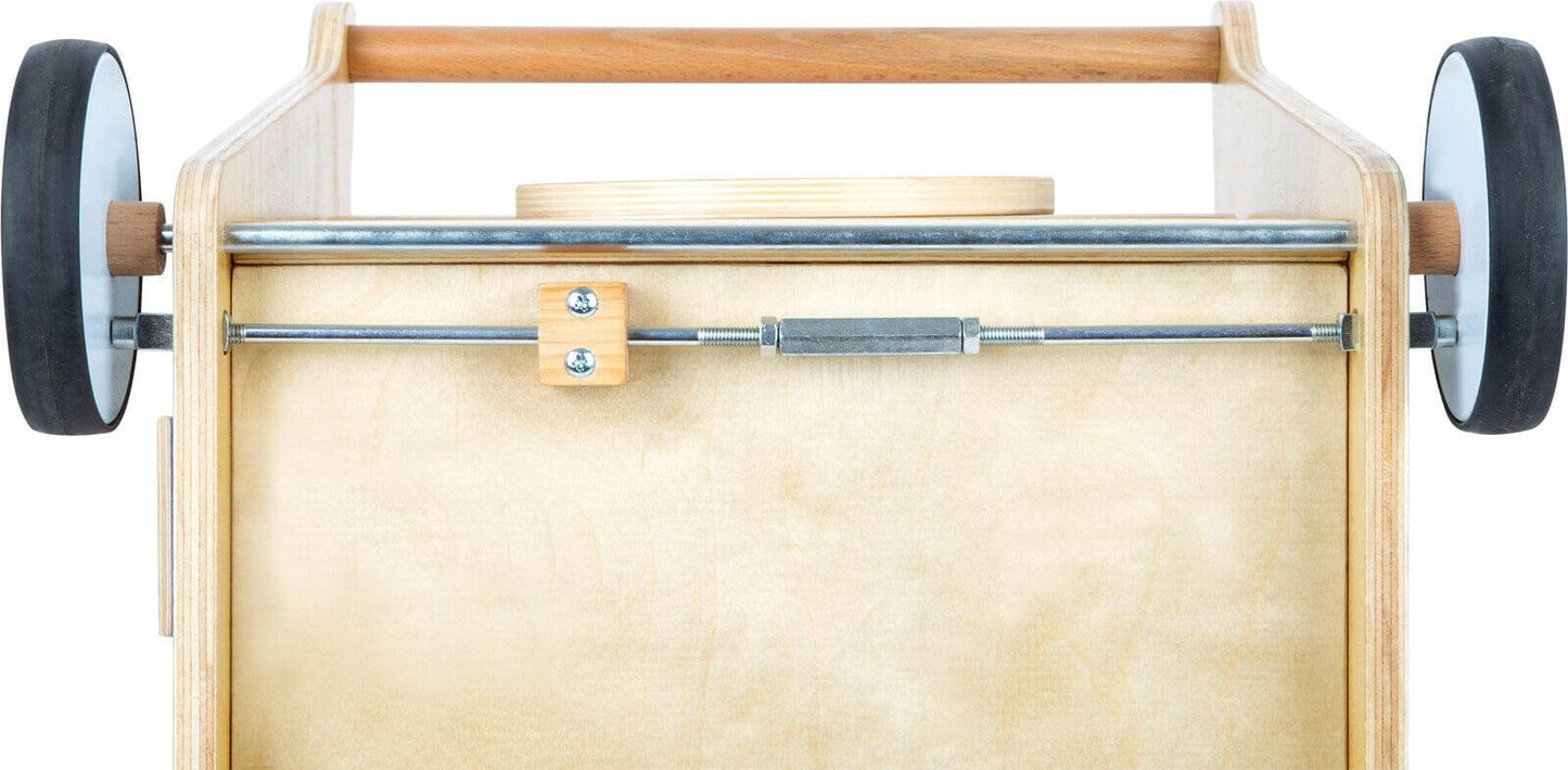 Lauflernwagen Wal aus Holz - BesonderesHoch2