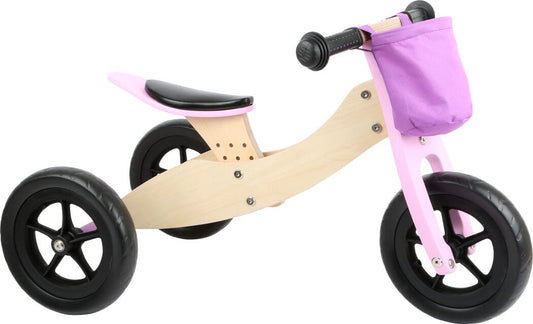 Maxi Rosa balance bike and tricycle