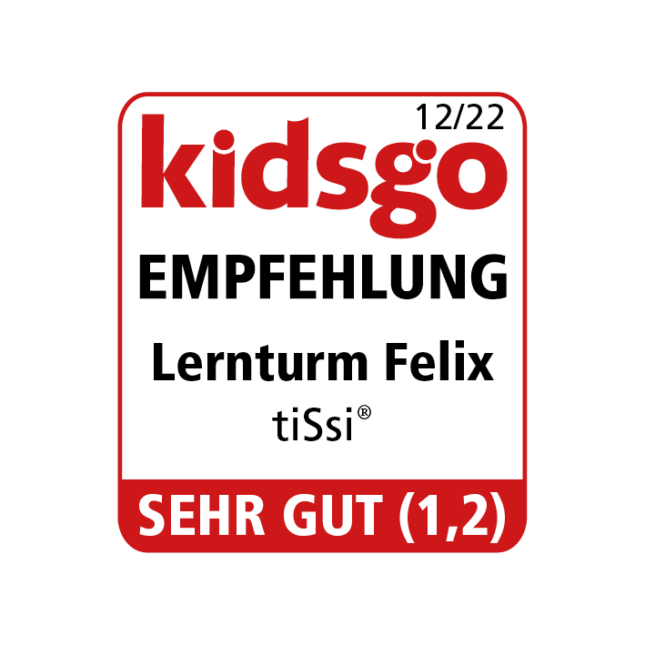 Lernturm Felix - Learning tower - blau | tiSsi® by Schmatzepuffer® "gratis personalisierbar" - BesonderesHoch2
